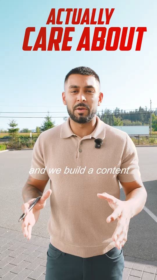 Newhive's founder explaining how Newhive builds content that brings in leads